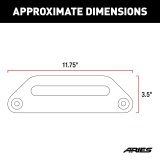 ARIES Automotive Winch Fairleads 2156070 Fairleads, Hawse, 07-17 Wrangler JK thumbnail 5