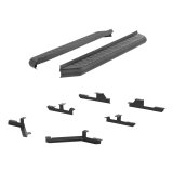 Aries Automotive AeroTread Running Boards 2061022 Boards, Aluminum/Stainless Steel, Black Powdercoated, 5 in. Boards, 73.00 in. Length, Chevrolet, GMC, Pair thumbnail 2