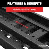 Aries Automotive RidgeStep Running Boards 2055545 Boards, Carbon Steel, Black Powdercoated, Textured, 6 1/2 in. Boards, 96.00 in. Length, 36.00 in. Length, Ford, Set thumbnail 8