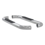 Aries Automotive 3 in. Round Side Bars 203014-2 Step Bars, Diameter, Stainless Steel, Polished, Ford, Pair thumbnail 2