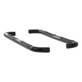 Aries Automotive 3 in. Round Side Bars 204076 Step Bars, Diameter, Steel, Black Powdercoated, Hummer, Pair thumbnail 4