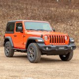 Aries Automotive Rocker Steps 2074119 Nerf Bars and Step Bars, Carbon Steel, Black Powdercoated, Textured, 52.362 in. Length, Jeep, Pair thumbnail 1