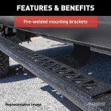Aries Automotive Rocker Steps for 2019-2025 1500 - 2074112 Step Bars, Nerf Bars, Steel, Textured Black Powdercoated, Ram, Pair thumbnail 3