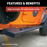 Aries Automotive Rocker Steps for 2019-2025 1500 - 2074112 Step Bars, Nerf Bars, Steel, Textured Black Powdercoated, Ram, Pair thumbnail 4