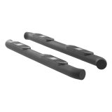 Aries Automotive Big Step 4 in. Round Side Bars for 2005-2023 TACOMA - AL232009 Bars, Step, Diameter, Aluminum, Black Textured Powdercoated, Toyota, Pair thumbnail 4
