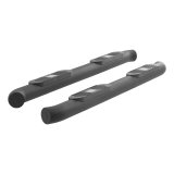 Aries Automotive Big Step 4 in. Round Side Bars for 2005-2023 TACOMA - AL232009 Bars, Step, Diameter, Aluminum, Black Textured Powdercoated, Toyota, Pair thumbnail 5