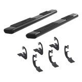 Aries Automotive 6 in. Oval Side Bars for 2000-2006 TUNDRA - 4445033 Step Bars, Aluminum, Black Powdercoated, Gloss, 6.00 Diameter, 75.00 Length, Toyota, Pair thumbnail 3
