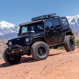 Aries Automotive Fender Liners for 2007-2017 WRANGLER, 2018 WRANGLER JK - 1500350 Splash Guard, Aluminum, Black Powdercoated, Jeep, JK, Front, Pair thumbnail 1