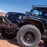 Aries Automotive Fender Liners for 2007-2017 WRANGLER, 2018 WRANGLER JK - 1500350 Splash Guard, Aluminum, Black Powdercoated, Jeep, JK, Front, Pair thumbnail 2