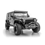 Aries Automotive Fender Liners for 2007-2017 WRANGLER, 2018 WRANGLER JK - 1500350 Splash Guard, Aluminum, Black Powdercoated, Jeep, JK, Front, Pair thumbnail 4