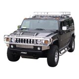 Aries Automotive Grille Guards for 2003-2009 H2 - 4076-2 Guard, Brush Guard, Stainless Steel, Polished, Hummer, Each thumbnail 1
