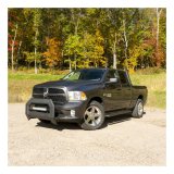 Aries Automotive AdvantEDGE 5.5 in. Bull Bars for 2011-2018 1500, 2019-2024 1500 CLASSIC, 2009-2010 RAM - 2165000 Grille Guard, Bar, in., 1-Piece, Aluminum, Black Powdercoated, Dodge, Ram, Each thumbnail 1