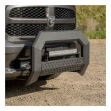 Aries Automotive AdvantEDGE 5.5 in. Bull Bars for 2011-2018 1500, 2019-2024 1500 CLASSIC, 2009-2010 RAM - 2165000 Grille Guard, Bar, in., 1-Piece, Aluminum, Black Powdercoated, Dodge, Ram, Each thumbnail 3