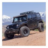 Aries Automotive TrailCrusher Front Bumper with Brush Guards for 2007-2017 WRANGLER, 2018 WRANGLER JK - 2186000 Bumper, Fabricated, Steel, Black Powdercoated, Front, Guard, Jeep, Kit thumbnail 3