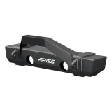 Aries Automotive TrailCrusher Front Bumper with Brush Guards for 2007-2017 WRANGLER, 2018 WRANGLER JK - 2186000 Bumper, Fabricated, Steel, Black Powdercoated, Front, Guard, Jeep, Kit thumbnail 9