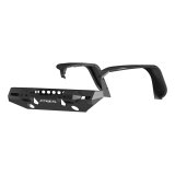 Aries Automotive TrailChaser Front Bumper with Corner Guards and Fender Flares for 2018-2025 WRANGLER - 2082077 Bumpers, Fabricated, Aluminum, Black Powdercoated, Textured, Front, Center Section, Guards, Flares, Jeep, Kit thumbnail 6