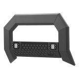 Aries Automotive AdvantEDGE 5.5 in. Bull Bars for 2019-2024 1500 - 2165102 Grille Guards, ADVANTEdge Bar, Aluminum, Black Powdercoated, LED, Ram, Each thumbnail 4