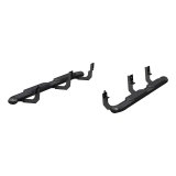 Aries Automotive 4 in. Oval Side Bars S225040 Step Bars, Steel, Black Powdercoated, Gloss, 4.00 Diameter, 77.210 Length, Dodge, Pair thumbnail 2