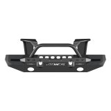 Aries Automotive TrailChaser Front Bumper with Corner Guards, Brush Guards and Fender Flares for 2018-2024 WRANGLER - 2082096 Bumpers, Fabricated, Aluminum, Black Powdercoated, Textured, Front, Center Section, Guard, Flares, Jeep, Kit thumbnail 3