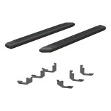 Aries Automotive AdvantEDGE 5.5 in. Side Bars for 2019-2025 RANGER - 2556052 Step Bars, Aluminum, Black Powdercoated, Gloss, 5.500 Diameter, 85.00 Length, Ford, Pair thumbnail 3
