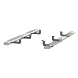 Aries Automotive 6 in. Oval Side Bar Mounting Brackets for 2007-2015 TUNDRA - 4515 Step Brackets, Oval, Toyota, Kit thumbnail 1