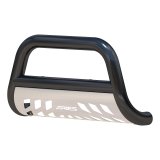 Aries Automotive 3 in. Bull Bars for 2006-2010 COMMANDER, 2005-2007 GRAND CHEROKEE - B35-1001 Grille Guard, Bar, Steel, Black Powdercoated, Jeep, Each thumbnail 2