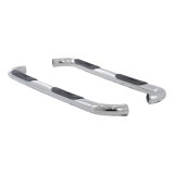 Aries Automotive 3 in. Round Side Bars for 2015-2022 CANYON, COLORADO - 204052-2 Step Bars, Diameter, Stainless Steel, Polished, Chevy, GMC, Pair thumbnail 2