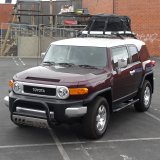 Aries Automotive 3 in. Round Side Bars for 2007-2014 FJ CRUISER - 202011 Step Bars, Diameter, Steel, Black Powdercoated, Toyota, Pair thumbnail 1