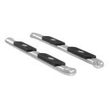 Aries Automotive 4 in. Oval Side Bars for 2003-2009 RAM 3500, 2500, 2002-2008 1500 - S225008-2 Step Bars, Oval, in., Stainless Steel, Polished, Dodge, Pair thumbnail 3