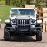 Aries Automotive Pro Series Grille Guards for 2020-2024 GLADIATOR, 2018-2024 WRANGLER - P1053 Guards, Brush Guard, Steel, Black Textured Powdercoat, Jeep, Each thumbnail 2