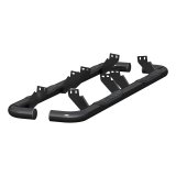 Aries Automotive 3 in. Round Side Bars 204075 Step Bars, Diameter, Steel, Black Powdercoated, Hummer, Pair thumbnail 2
