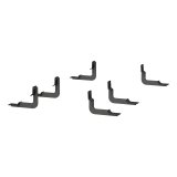 Aries Automotive 6 in. Oval Side Bar Mounting Brackets for 2005-2013 ARMADA, 2004-2024 TITAN, 2016-2024 TITAN XD - 4542 Truck Step Installation Kits, Brackets, Running Board Style, Nissan, Kit thumbnail 2