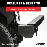 Aries Automotive TrailCrusher Front Bumpers for 2020-2024 GLADIATOR, 2018-2024 WRANGLER - 2186002 Bumper with Grille Guard, TrailCrusher, Jeep, Each thumbnail 4