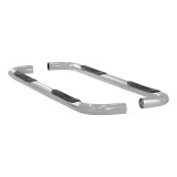 Aries Automotive 3 in. Round Side Bars for 2005-2010 DAKOTA - 205010-2 Nerf and Step Bars, Bars, Stainless Steel, Polished, Dodge, Ram, Pair thumbnail 2