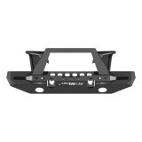 Aries Automotive TrailChaser Front Bumper with Corner Guards, Brush Guards and Fender Flares for 2018-2024 WRANGLER - 2082097 Bumpers, Fabricated, Aluminum, Black Powdercoated, Textured, Front, Center Section, Guard, Flares, Jeep, Kit thumbnail 5