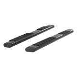 Aries Automotive 6 in. Oval Side Bars B2885 Step Bars, Oval, Aluminum, Black Powdercoated, Pair thumbnail 3
