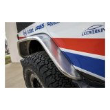 ARIES Automotive - Fender Flares for 2007-2017 WRANGLER, 2018 WRANGLER JK 2500202 Flares, 2007-15 FLAT FENDERS/REAR/RAW ALUM thumbnail 4