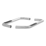 Aries Automotive 3 in. Round Side Bars for 1998-2010 RANGER - 203035-2 Step Bars, Diameter, Stainless Steel, Polished, Ford, Pair thumbnail 2
