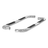 Aries Automotive 3 in. Round Side Bars 204001-2 Step Bars, Diameter, Stainless Steel, Polished, Chevy, GMC, Pair thumbnail 3