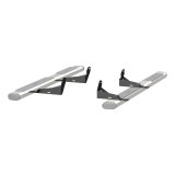 Aries Automotive 6 in. Oval Side Bar Mounting Brackets for 2000-2006 TUNDRA - 4516 Step Brackets, Oval, Toyota, Kit thumbnail 1