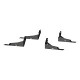 Aries Automotive 6 in. Oval Side Bar Mounting Brackets for 2000-2006 TUNDRA - 4516 Step Brackets, Oval, Toyota, Kit thumbnail 2
