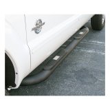 Aries Automotive Big Step 4 in. Round Side Bars AL233006 Bars, Step, Diameter, Aluminum, Black Textured Powdercoated, Ford, Pair thumbnail 1