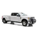 Aries Automotive Big Step 4 in. Round Side Bars AL233006 Bars, Step, Diameter, Aluminum, Black Textured Powdercoated, Ford, Pair thumbnail 2