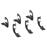 Aries Automotive 6 in. Oval Side Bar Mounting Brackets 4490 Step Brackets, Oval, Chevy, GMC, Kit thumbnail 3