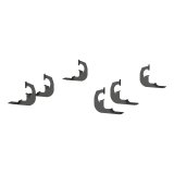 Aries Automotive 6 in. Oval Side Bar Mounting Brackets 4490 Step Brackets, Oval, Chevy, GMC, Kit thumbnail 5
