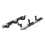 Aries Automotive 3 in. Round Side Bars 202022-2 Nerf and Step Bars, Stainless Steel, Polished, 3.00 Diameter, Toyota, Pair thumbnail 2