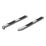 Aries Automotive 3 in. Round Side Bars 202022-2 Nerf and Step Bars, Stainless Steel, Polished, 3.00 Diameter, Toyota, Pair thumbnail 4