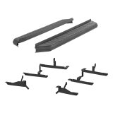 Aries Automotive RidgeStep Running Boards for 2017-2023 ACADIA, 2017-2025 XT5 - 2061035 Boards, Steel, Black Powdercoated, Textured, 5 in. Boards, 73.00 in. Length, GMC, Cadillac, Pair thumbnail 2