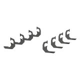Aries Automotive VersaTrac Mounting Brackets 2055101 Brackets, Truck Steps, VersaTrac, Chevy, GMC, Kit thumbnail 1