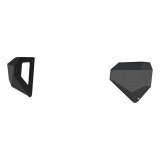 Aries Automotive TrailCrusher Front Bumper Corner Guards for 2020-2025 GLADIATOR, 2007-2025 WRANGLER, 2018 WRANGLER JK - 2081206 Guards, Steel, Black Powdercoated, Textured, Front, Jeep, Pair thumbnail 4